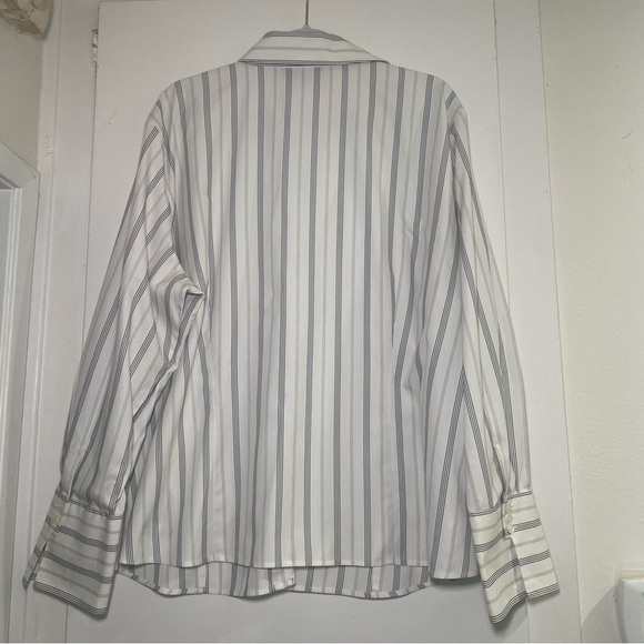 Women’s Jones NY Striped Button-Down Shirt - Picture 2 of 13